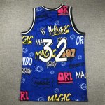 Maillot de Basket #32 O'neal Orlando Magic Graffiti